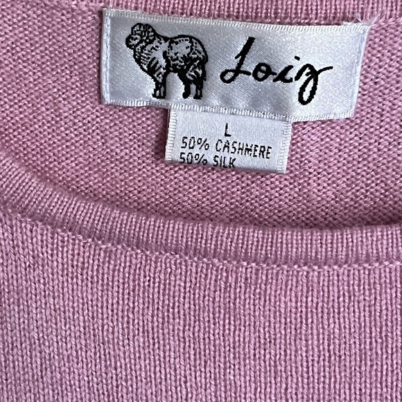 Loiz ~ Cashmere / Silk Sweater - Picture 3 of 6